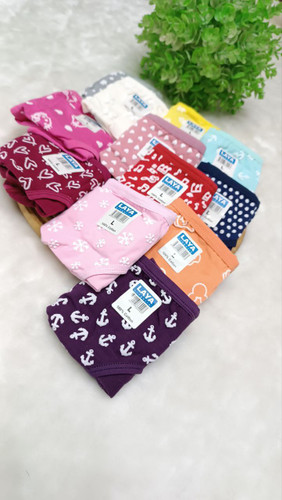 شورت نخی پفکی لعیا سایز لارج رنگبندی متفاوت